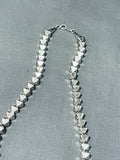 One Of The Best Vintage All Silver Sterling Native American Navajo Necklace-Nativo Arts