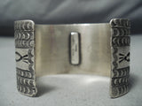 Landoll Benally Native American Navajo Godber Turquoise Sterling Silver Bracelet-Nativo Arts
