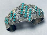 Newsworthy Vintage Native American Navajo Turquoise Sterling Silver Bracelet-Nativo Arts