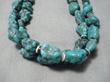 Quality Chunky Nugget Vintage Navajo Native American Necklace Old-Nativo Arts