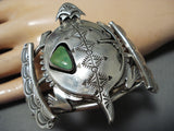 Unforgettable Navajo Royston Turquoise Sterling Silver Bracelet Native American-Nativo Arts