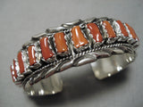 Tremendous Vintage Native American Navajo Emma Spencer Sterling Silver Bracelet Cuff-Nativo Arts