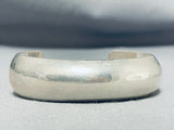 Amazing Vintage Native American Navajo Sterling Silver Bracelet Kirk Smith Signed-Nativo Arts