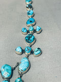 The Best Federico Jimenez Turquoise Sterling Silver Drop Necklace-Nativo Arts