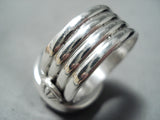 Adorable Native American Navajo Spiny Oyster, Jet Sterling Silver Ring Ladybug-Nativo Arts
