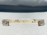 Marvelous Vintage Native American Zuni Synth Opals Sterling Silver Harlan Coonsis Bracelet-Nativo Arts