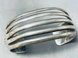 Rare Vintage Native American Navajo Sterling Silver Bracelet-Nativo Arts