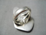 Fantastic Vintage Native American Navajo Royston Turquoise Sterling Silver Ring Old-Nativo Arts