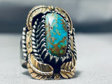 Unique Vintage Native American Navajo Royston Turquoise Sterling Silver & Goldfill Ring-Nativo Arts