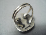 Exquisite Vintage Native American Navajo Royston Turquoise Sterling Silver Ring-Nativo Arts