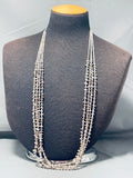 Native American Very Unique All Heishi Vintage Navajo Handmade Necklace-Nativo Arts