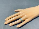 Beautiful Vintage Native American Navajo Royston Turquoise Sterling Silver Ring-Nativo Arts