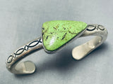 Important Vintage Native American Navajo Al Jake Orvil Jack Turquoise Sterling Silver Bracelet-Nativo Arts