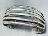 Rare Vintage Native American Navajo Sterling Silver Bracelet-Nativo Arts