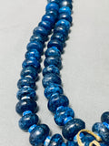 The Most Unique Vintage Santo Domingo Lapis Heishi Jacla Necklace-Nativo Arts