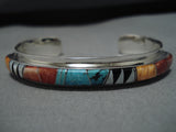 Patrick Lincoln Vintage Native American Navajo Sterling Silver Royston Turquoise Bracelet-Nativo Arts