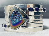 Best Vintage Native American Navajo African Druxy Stone Sterling Silver Bracelet-Nativo Arts