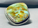 Best Biggest Vintage Native American Navajo Royston Turquoise Sterling Silver Ring-Nativo Arts