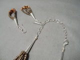 Native American Important Coriz Santo Domingo Sterling Silver Coral Heishi Necklace-Nativo Arts