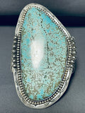 Important Tso Family Towering Native American Navajo Turquoise Sterling Silver Bracelet-Nativo Arts