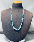 Native American Beautiful Vintage Santo Domingo Turquoise White Shell Necklace-Nativo Arts