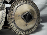 Historical Vintage Native American Navajo Late 1800's/1900's 1st Phase Coin Silver Concho Belt-Nativo Arts