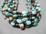 Important Rye Whitegoat Navajo Turquoise Native American Necklace-Nativo Arts