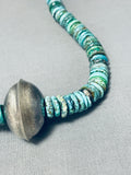 Amazing Native American Navajo Royston And Kingman Turquoise Sterling Silver Necklace-Nativo Arts