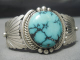 Important Last Chance Turquoise Mine Vintage Native American Navajo Sterling Silver Bracelet-Nativo Arts