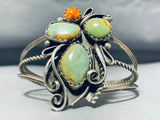 Exquisite Vintage Native American Navajo Royston Turquoise Sterling Silver Bracelet-Nativo Arts