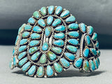 Reddy Tso Vintage Native American Navajo Turquoise Sterling Silver Bracelet-Nativo Arts
