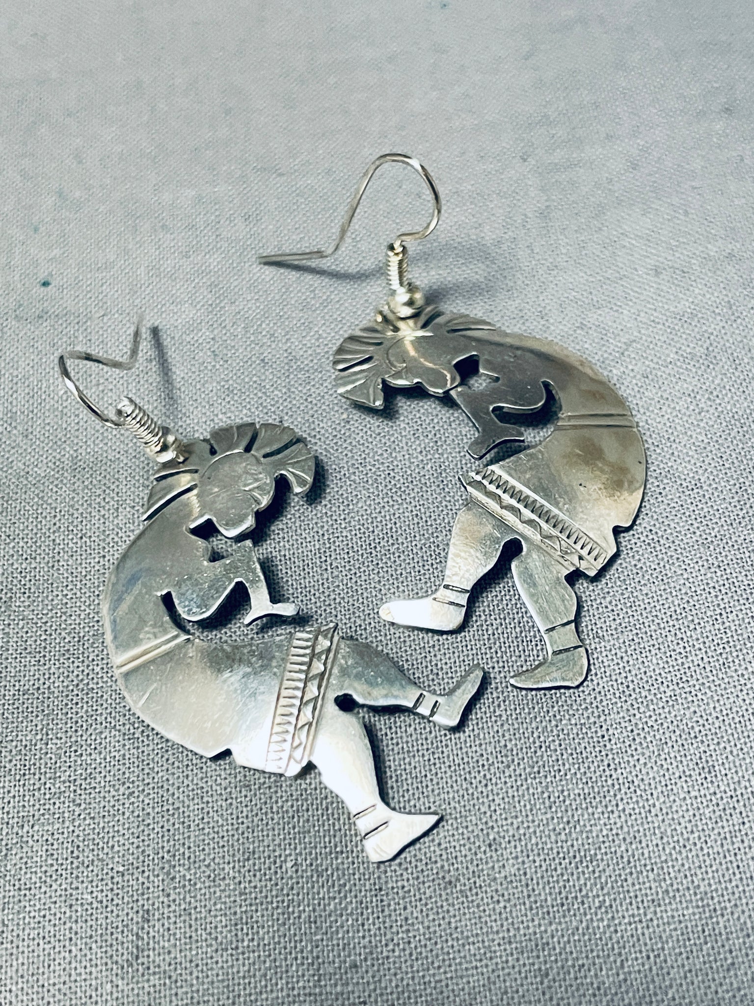 Kokopelli sterling deals earrings