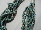 Biggest Bead Navajo Green Turquoise Sterling Silver Native American Necklace-Nativo Arts