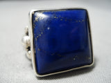 Opulent Very Rare Vintage Native American Navajo Orville Tsinnie Sterling Silver Ring-Nativo Arts
