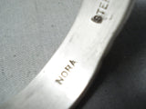 Remarkable Navajo Native American Sterling Silver Bracelet-Nativo Arts