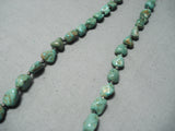 Native American Marvelous Vintage Santo Domingo Royston Turquoise Sterling Silver Necklace Old-Nativo Arts