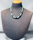 Native American Rare Vintage Santo Domingo Royston Turquoise Jet Necklace-Nativo Arts