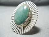 Wonderful San Felipe Royston Turquoise Sterling Silver Ring-Nativo Arts