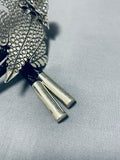 Unbelievable Native American Navajo Sterling Silver Bolo Signed Ben Benally-Nativo Arts