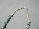 Amazing Vintage Navajo Turquoise Heishi Native American Necklace Old-Nativo Arts