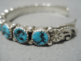 Amazing Vintage Navajo Turquoise Sterling Silver Native American Bracelet-Nativo Arts