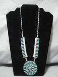 Incredible Vintage Native American Navajo Tommy Lowe Sterling Silver Naitve American Bracelet-Nativo Arts