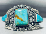 Irregular Shaped Turquoise Native American Navajo Sterling Silver Shell Bracelet-Nativo Arts