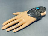Native American One Of The Craziest Vintage Navajo Turquoise Sterling Silver Bracelet-Nativo Arts