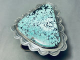 Native American One Of The Best Ever Vintage Santo Domingo Turquoise Sterling Silver Bracelet-Nativo Arts