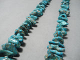 Tremendous Vintage Navajo Turquoise Necklace Old Native American-Nativo Arts
