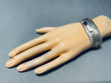 Important Vintage Native American Navajo Ben Begaye Sterling Silver Lapis Bracelet-Nativo Arts