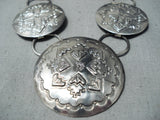 Tsosie Vintage Navajo Sterling Silver Necklace Native American Old-Nativo Arts