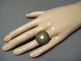Magnificent Vintage Native American Navajo Royston Turquoise Sterling Silver Ring-Nativo Arts