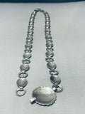 Native American Hand Hammered Early Vintage Navajo Sterling Silver Concho Belt-Nativo Arts